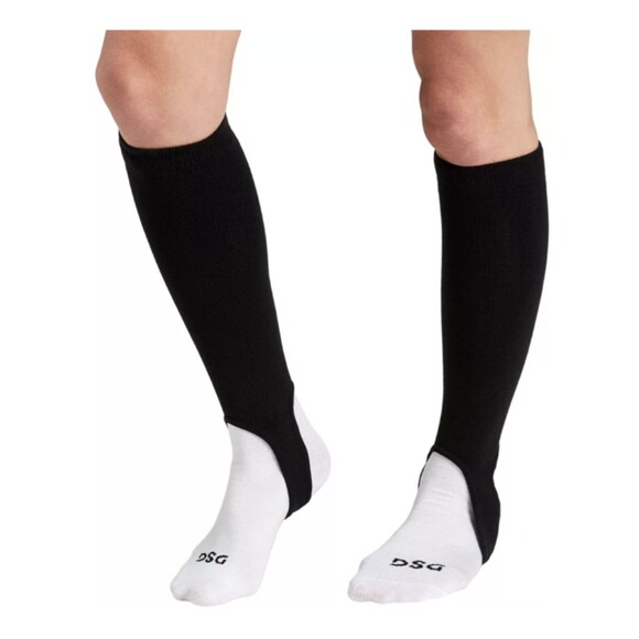 Men's DSG Stirrup and Sanitary Baseball Socks Combo Pack Black White Large - Picture 1 of 3